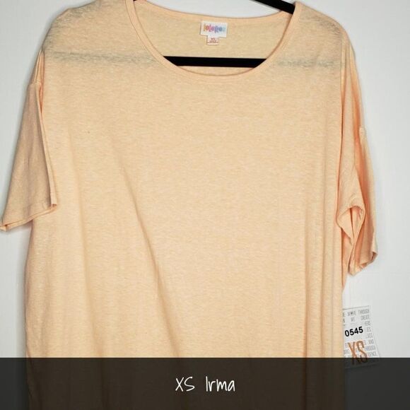 LuLaRoe Irma Tunic Extra Small XS Solid NEW - Picture 1 of 1